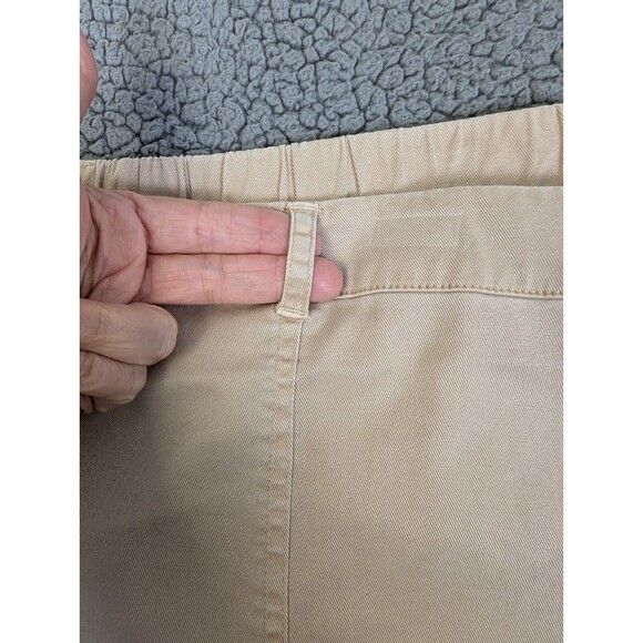 Soft Surroundings Womens Pants Antiqua Convertible Crop Ankle Buckle Beige 3X - Picture 5 of 12